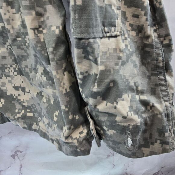 Desert Camo Jacket XS Short Digital Top Shirt Air Force Army Military Fatigue - Picture 4 of 12